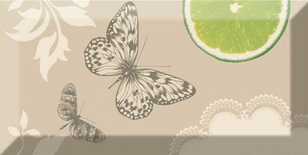 Декор Decor Vintage 02 10х20 глянцевая Absolut keramika Декор Decor Vintage 02 10х20 глянцевая Absolut keramika