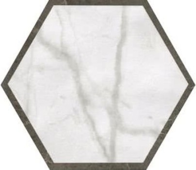 Керамогранит 25x22 9мм Roma Deco Esagono Calacatta Imperiale Flve матовая белый мрамор Fap Ceramiche Керамогранит 25x22 9мм Roma Deco Esagono Calacatta Imperiale Flve матовая белый мрамор Fap Ceramiche