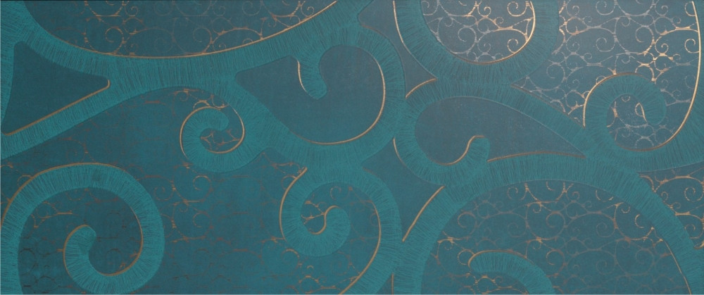 Плитка 73x31 Декор C06B Aqua Boucle Oro Ec. Creta D Wall матовая обои, дизайн 11мм Impronta Плитка 73x31 Декор C06B Aqua Boucle Oro Ec. Creta D Wall матовая обои, дизайн 11мм Impronta