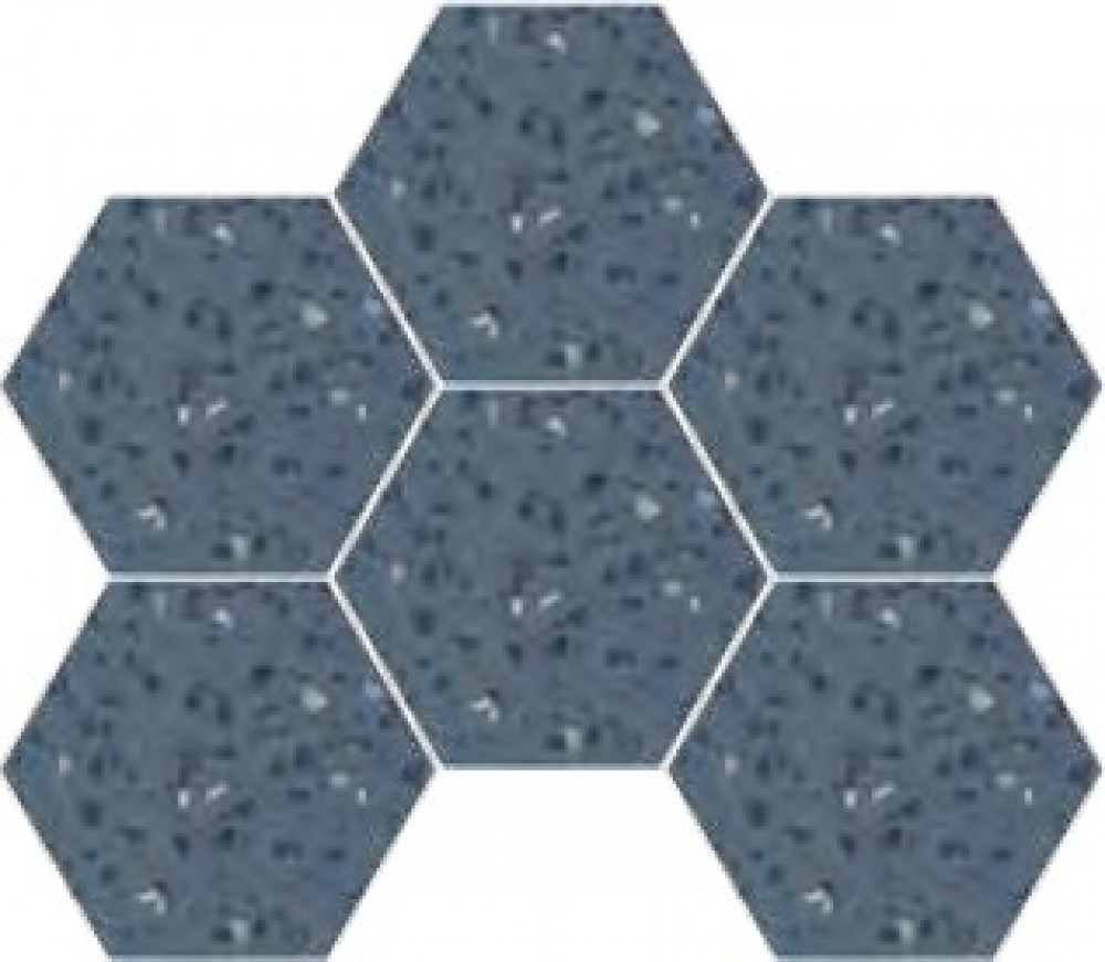 Керамогранит 24x20 EC.Inspire blue hex матовая синий Ecoceramic Керамогранит 24x20 EC.Inspire blue hex матовая синий Ecoceramic