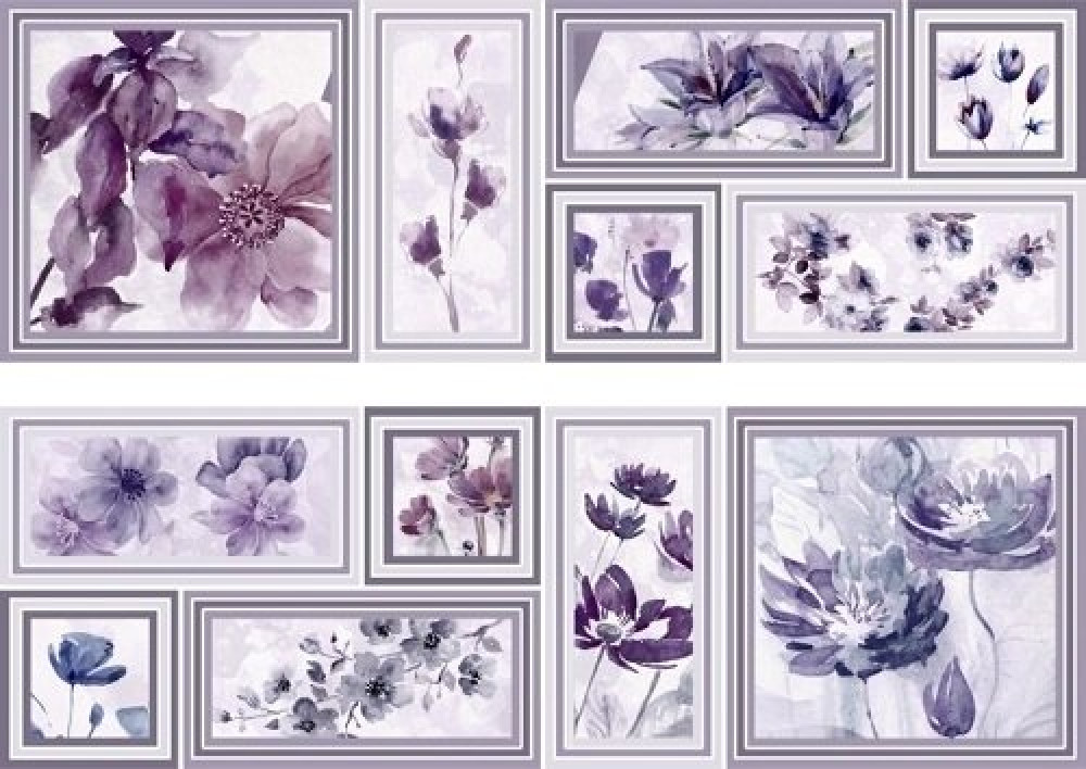 Декор Decor Memories Lila-2 50х75 глянцевая Mallol Декор Decor Memories Lila-2 50х75 глянцевая Mallol