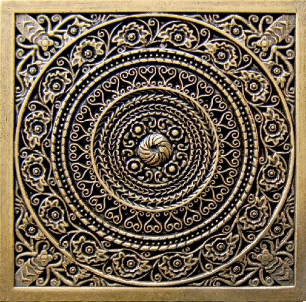 Вставка Rosal Shined brass (бронза полированная) 6х6 полированная Moneli Вставка Rosal Shined brass (бронза полированная) 6х6 полированная Moneli
