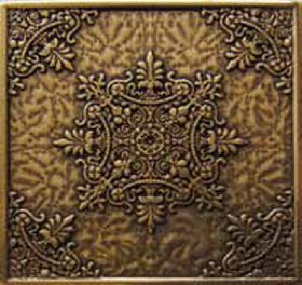 Вставка Luxor Shined brass (бронза полированная) 7.5х7.5 полированная Moneli Вставка Luxor Shined brass (бронза полированная) 7.5х7.5 полированная Moneli