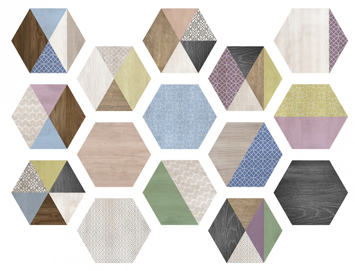 Плитка 27x23 Керамогранит Art Deco Hexa универсальная ITT Ceramic Плитка 27x23 Керамогранит Art Deco Hexa универсальная ITT Ceramic