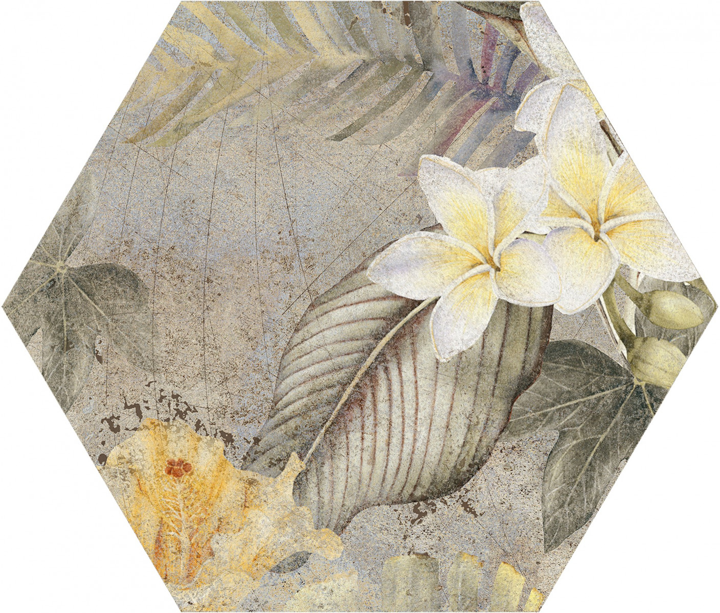 Плитка ITT Ceramic Керамогранит Hibiscus Oxide Matt Hexa универсальная Плитка ITT Ceramic Керамогранит Hibiscus Oxide Matt Hexa универсальная