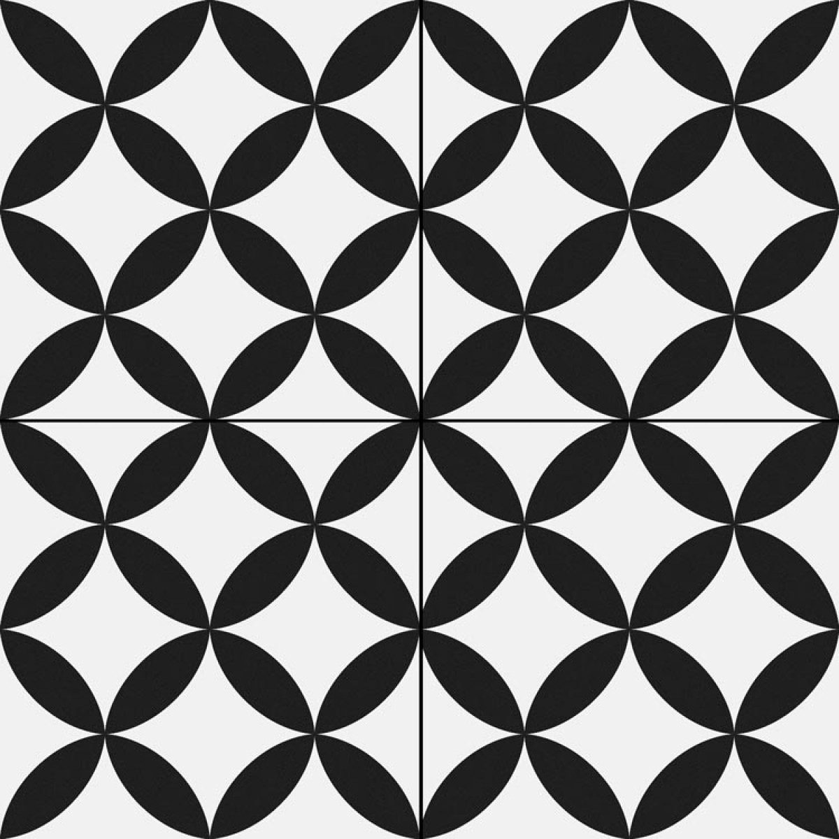 Плитка Prissmacer Circle Black Pre. напольная Плитка Prissmacer Circle Black Pre. напольная