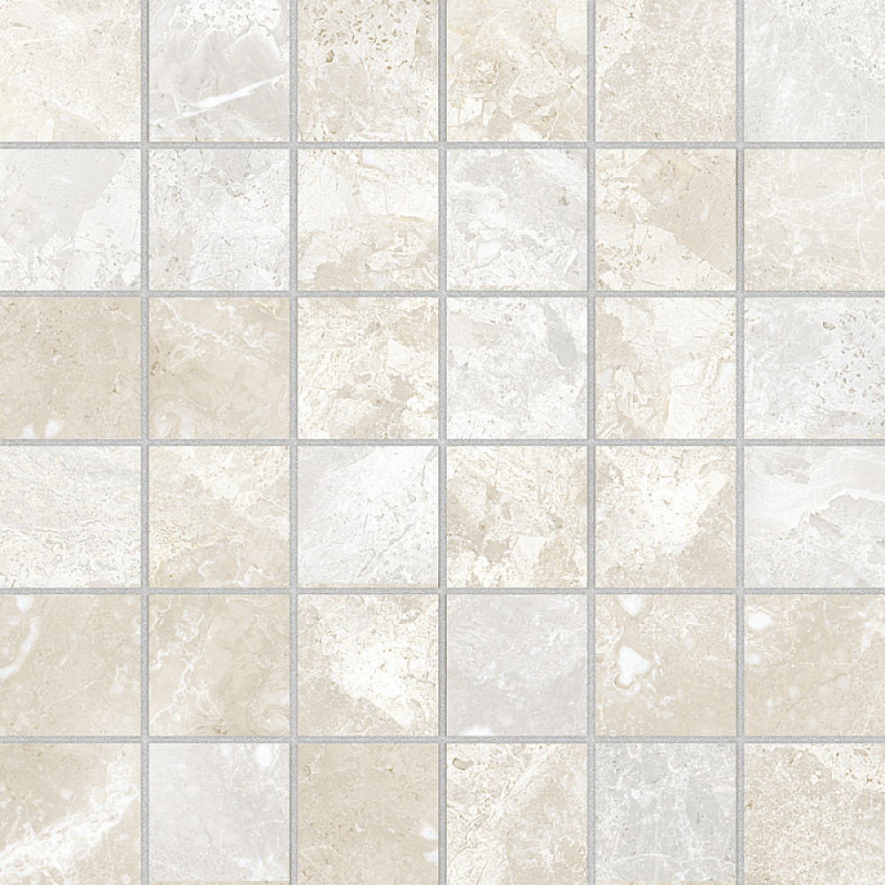 Керамогранит 30x30 Mosaico Fontana Lux Mix лаппатированная светло-серый Azteca Керамогранит 30x30 Mosaico Fontana Lux Mix лаппатированная светло-серый Azteca