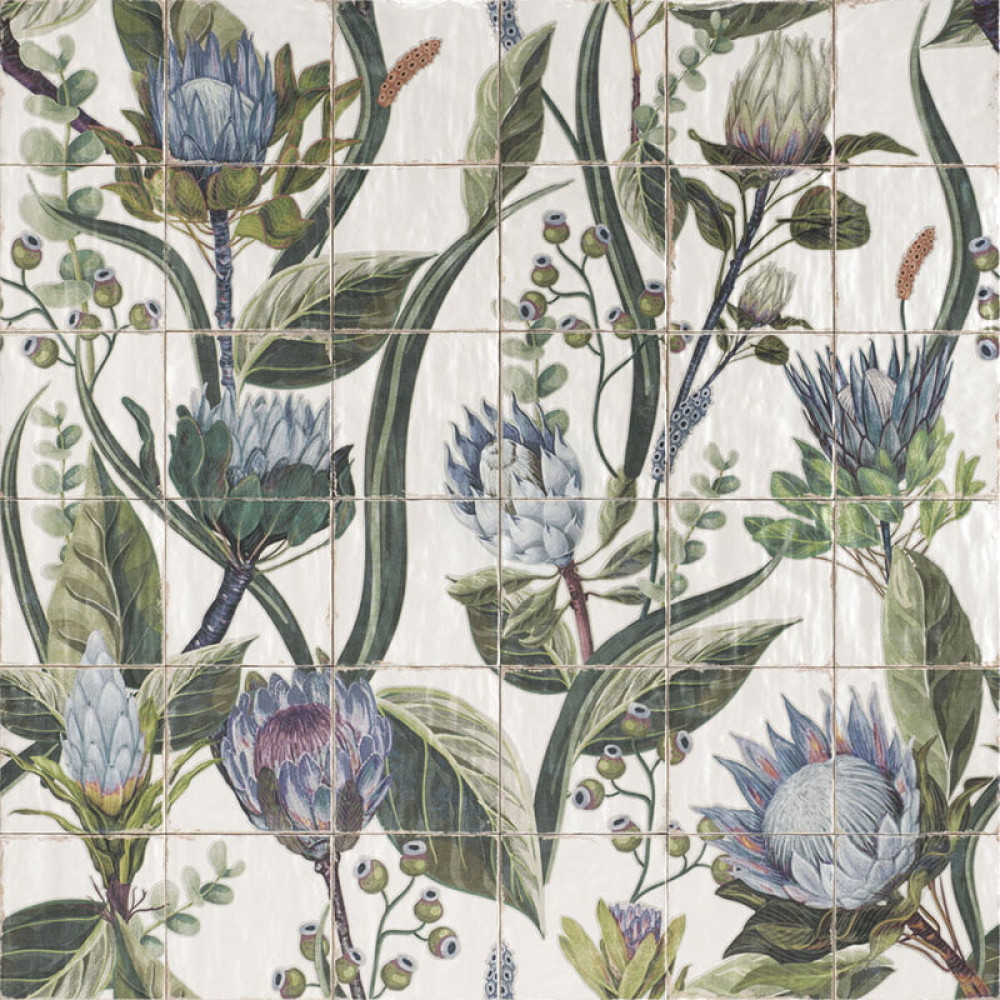 Керамическая плитка 120x120 Mural Protea глянцевая разноцветная Mainzu Керамическая плитка 120x120 Mural Protea глянцевая разноцветная Mainzu