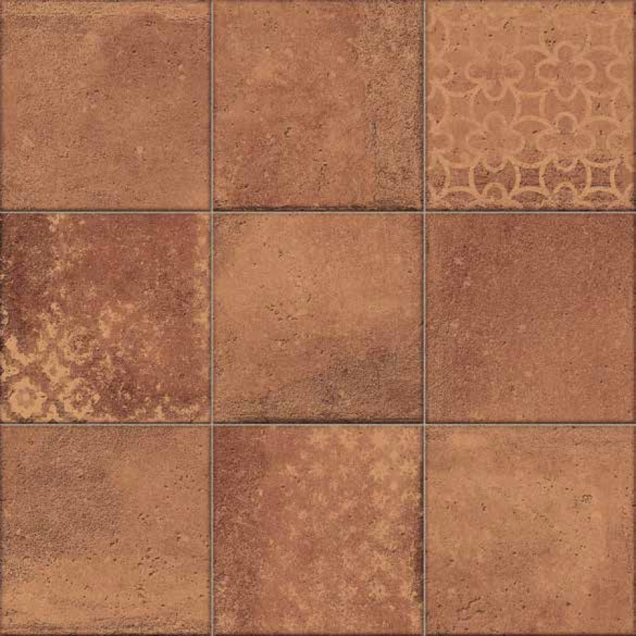 Керамогранит 45x45 Kube Quinta Cotto-D гладкая матовая терракот La Platera Керамогранит 45x45 Kube Quinta Cotto-D гладкая матовая терракот La Platera