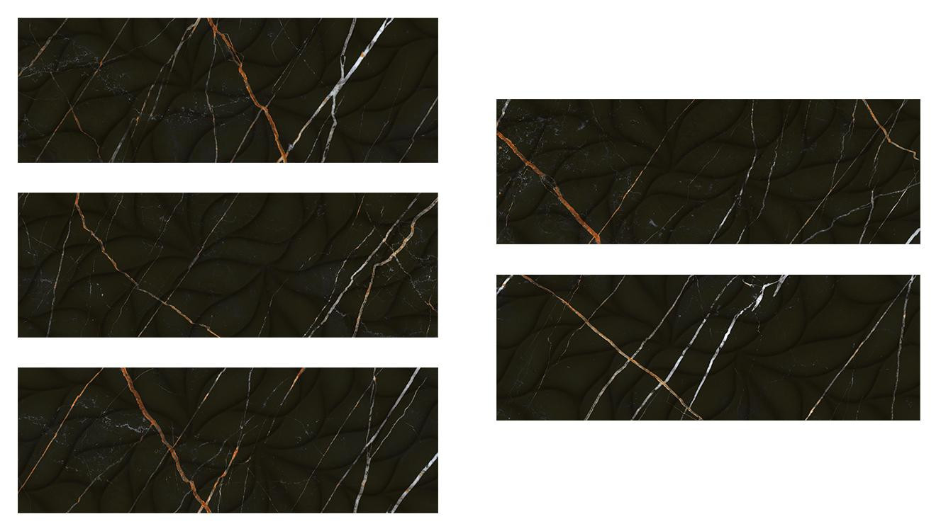 Плитка Eletto Ceramica 70x24 облицовочная Золотой И Черный/Black & Gold Золотой И Черный Структура/Black & Gold Struttura глянцевая Плитка Eletto Ceramica 70x24 облицовочная Золотой И Черный/Black & Gold Золотой И Черный Структура/Black & Gold Struttura глянцевая