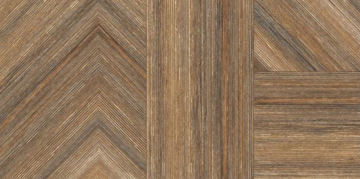 Керамогранит 120x60 9мм Forked Wood Brown Carving матовая универсальная ITC India Керамогранит 120x60 9мм Forked Wood Brown Carving матовая универсальная ITC India
