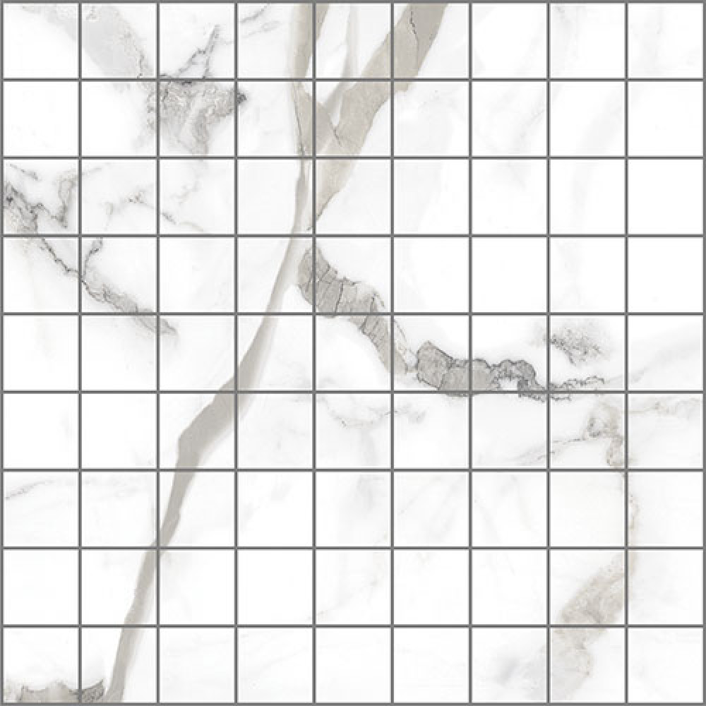 Керамическая плитка 29x29 Мозаика Arabescato bianco глянцевая белый Керлайф Керамическая плитка 29x29 Мозаика Arabescato bianco глянцевая белый Керлайф