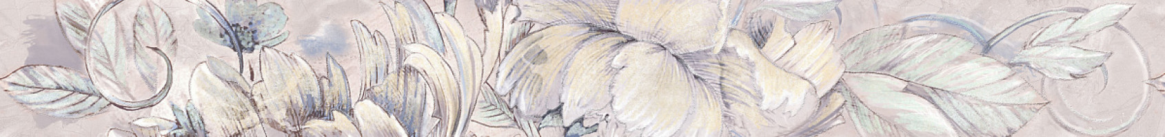 Керамическая плитка 63x8 Бордюр Delicato bouquet perla матовая разноцветная Керлайф Керамическая плитка 63x8 Бордюр Delicato bouquet perla матовая разноцветная Керлайф
