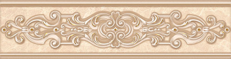 Керамическая плитка 32x8 Бордюр Imperial d'arte crema глянцевая бежевый Керлайф Керамическая плитка 32x8 Бордюр Imperial d'arte crema глянцевая бежевый Керлайф