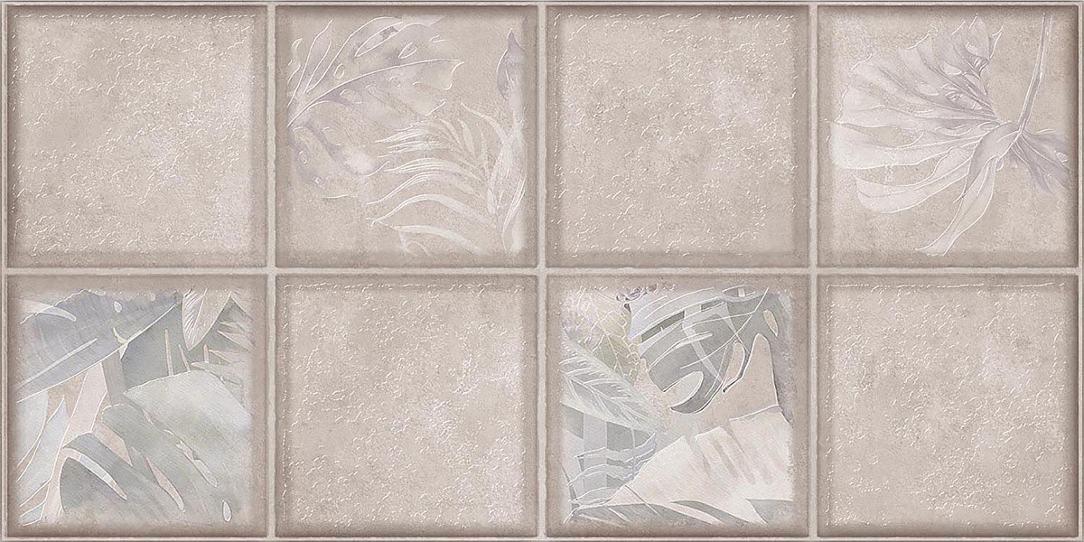 Керамическая плитка 63x32 Плитка Maiolica collage crema матовая разноцветная Керлайф Керамическая плитка 63x32 Плитка Maiolica collage crema матовая разноцветная Керлайф