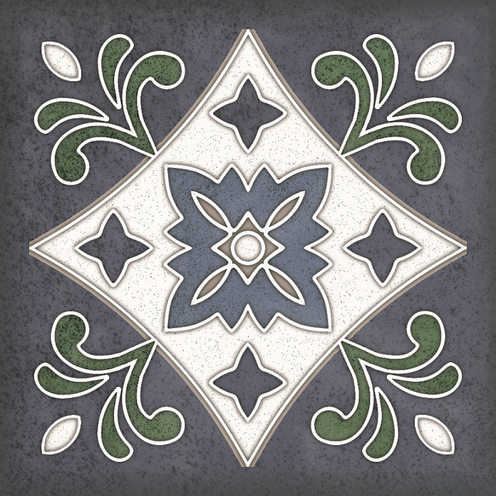 Керамическая плитка 15x15 Плитка Smalto décor 3 blu Керлайф Керамическая плитка 15x15 Плитка Smalto décor 3 blu Керлайф