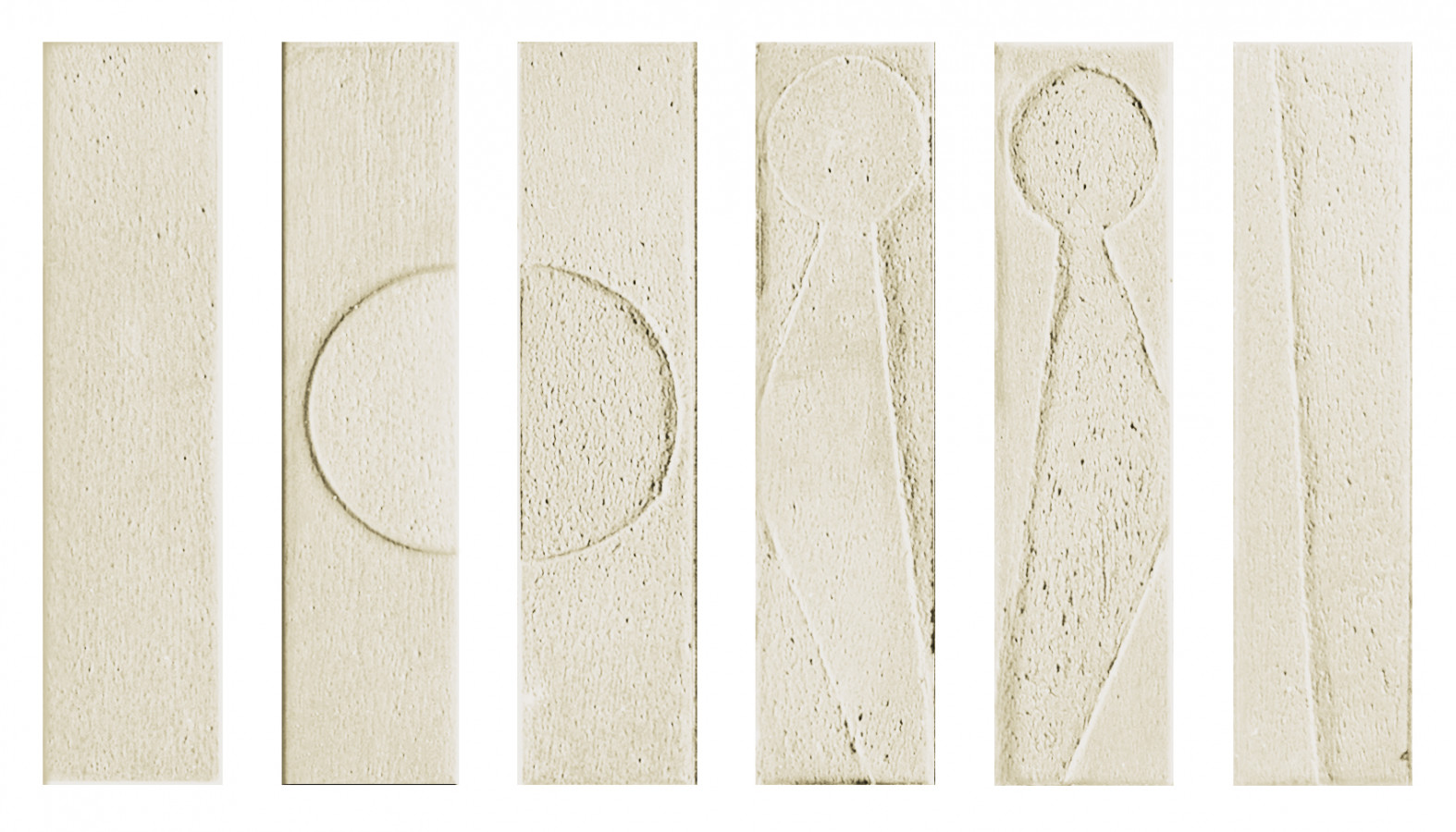 Керамогранит 19x5 Koine Alphabet Gesso Settecento Керамогранит 19x5 Koine Alphabet Gesso Settecento