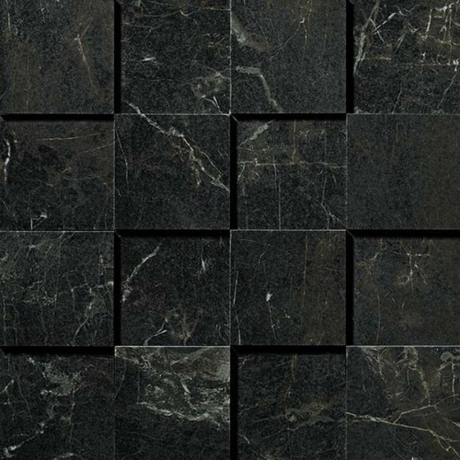 Керамогранит 30x30 10мм Marvel Noir Stlaurent Mosaico 3D Adqb 3d черный мрамор Atlas Concorde Керамогранит 30x30 10мм Marvel Noir Stlaurent Mosaico 3D Adqb 3d черный мрамор Atlas Concorde