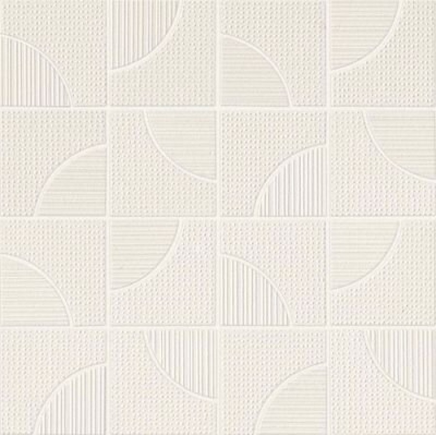 Плитка 32x32 Aplomb White Mosaico Arch A6Sk матовая белый под обои, краска, штукатурка, однотонная Atlas Concorde Плитка 32x32 Aplomb White Mosaico Arch A6Sk матовая белый под обои, краска, штукатурка, однотонная Atlas Concorde
