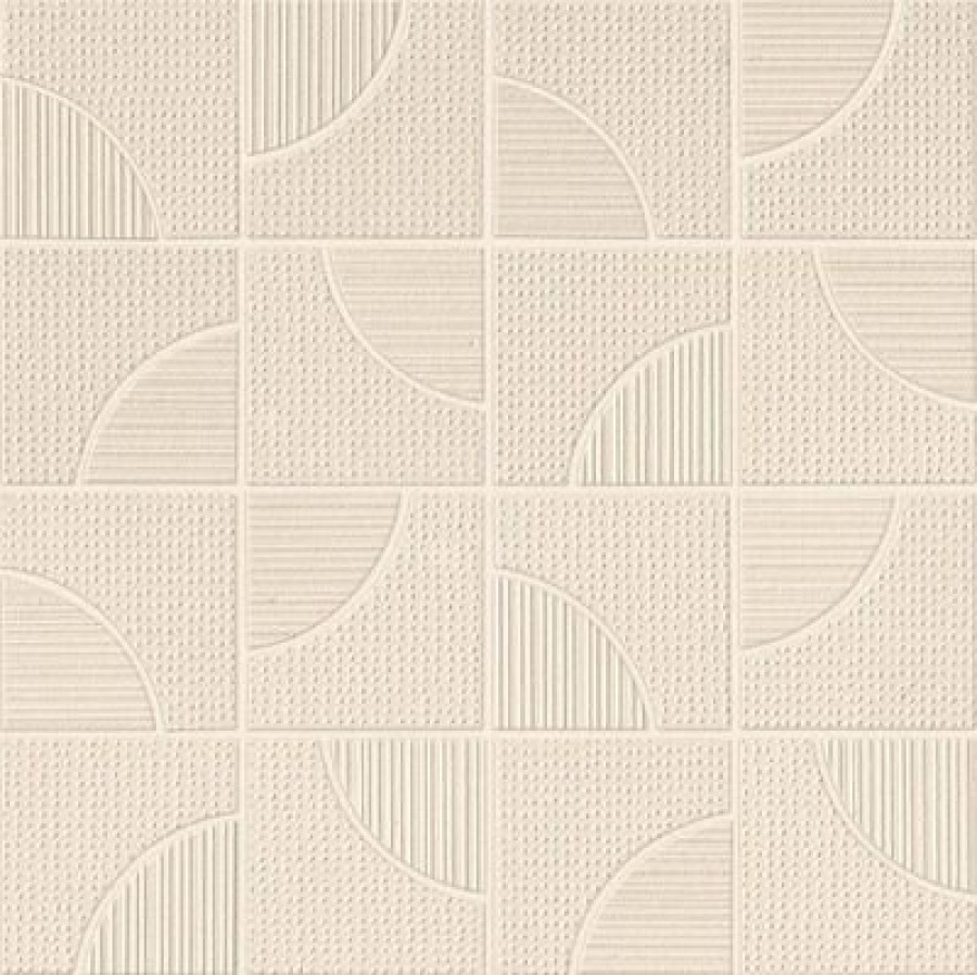 Плитка 32x32 Aplomb Cream Mosaico Arch A6Sl матовая белый под обои, краска, штукатурка, однотонная Atlas Concorde Плитка 32x32 Aplomb Cream Mosaico Arch A6Sl матовая белый под обои, краска, штукатурка, однотонная Atlas Concorde