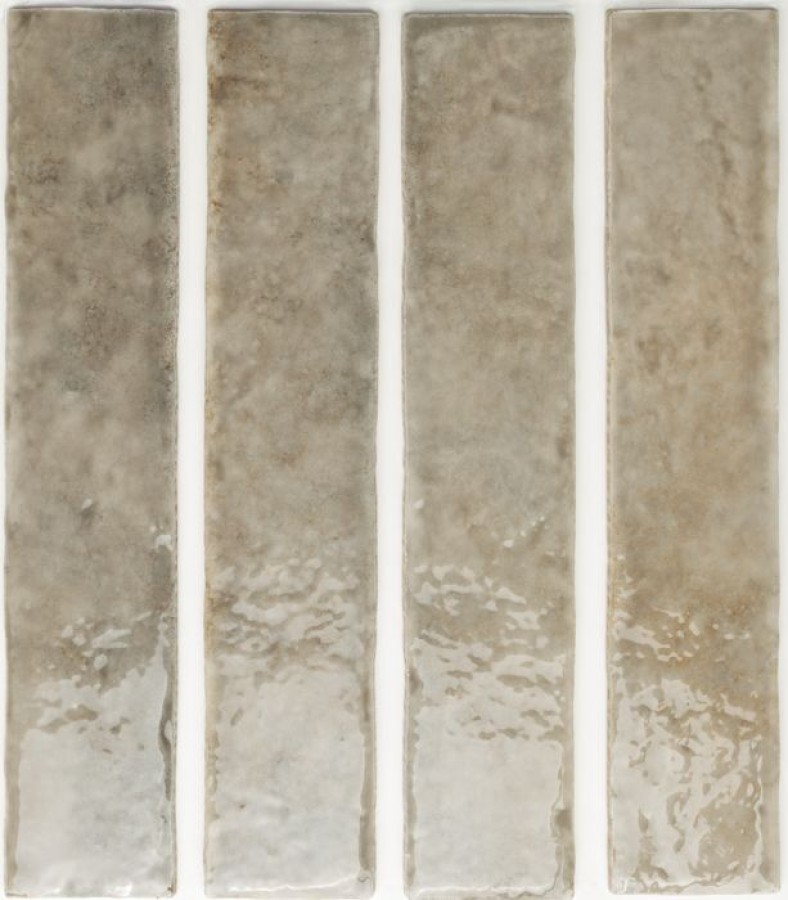 Плитка 25x5 9мм Potters Fossil 133179 глянцевая серый, бежевый краска, штукатурка Wow Плитка 25x5 9мм Potters Fossil 133179 глянцевая серый, бежевый краска, штукатурка Wow