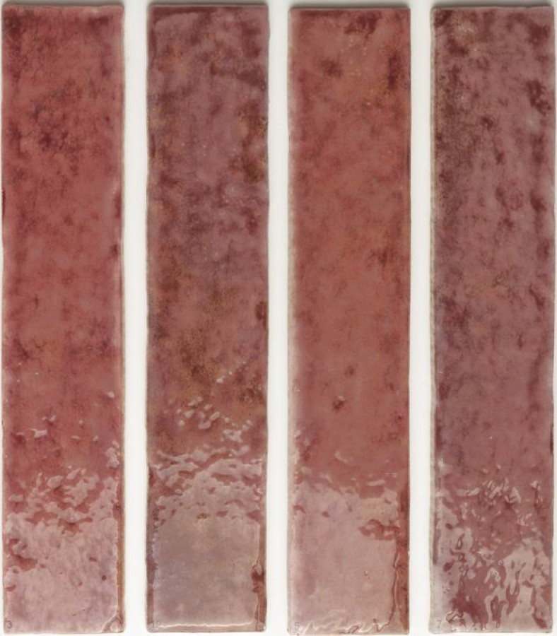 Плитка 25x5 9мм Potters Wine 133175 глянцевая красный краска, штукатурка Wow Плитка 25x5 9мм Potters Wine 133175 глянцевая красный краска, штукатурка Wow