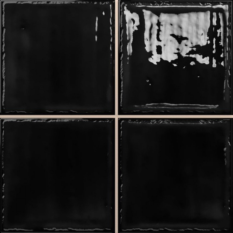 Плитка 20x20 настенная Noa Black гладкая + рельефная глянцевая черный Dar Ceramics Плитка 20x20 настенная Noa Black гладкая + рельефная глянцевая черный Dar Ceramics
