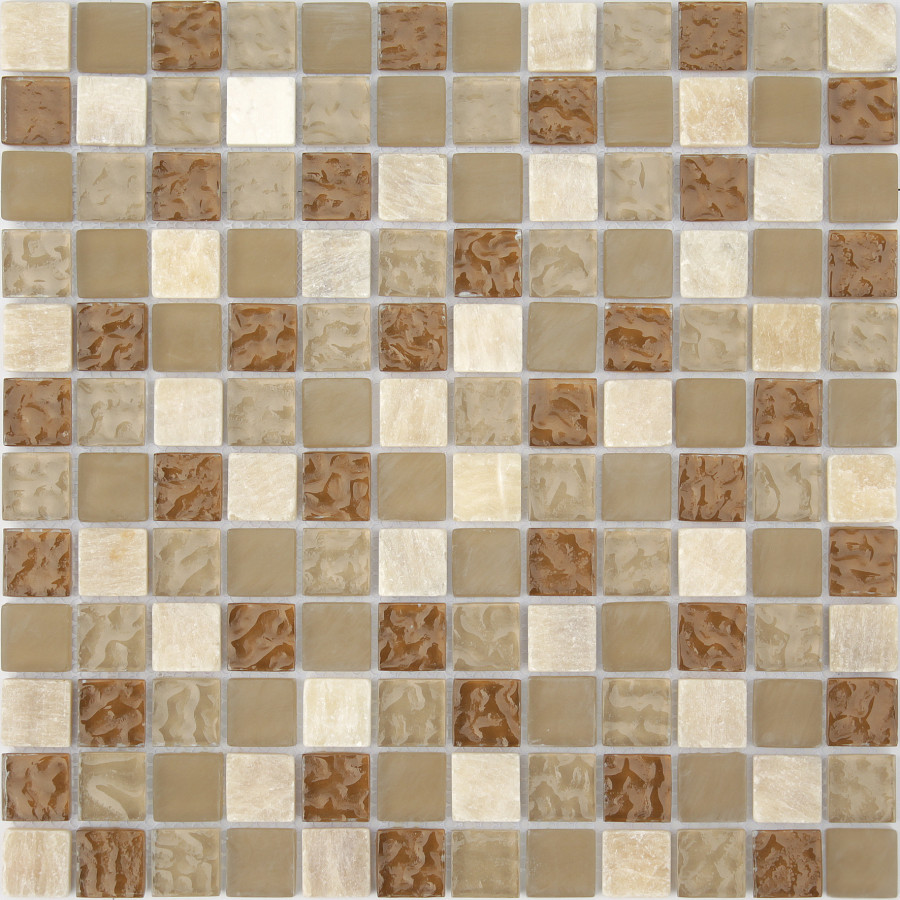 Мозаика из стекла камня металла Amber 23x23x8 (ПУ) LeeDo Мозаика из стекла камня металла Amber 23x23x8 (ПУ) LeeDo