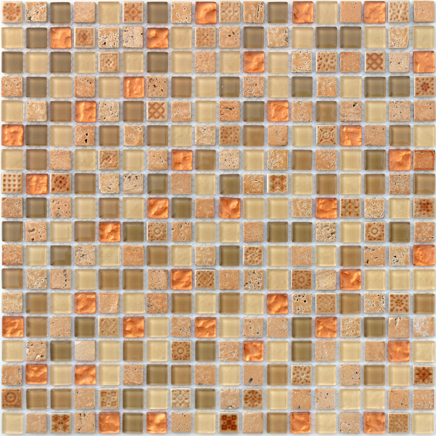 Мозаика из стекла камня металла Cozumel 15x15x4 LeeDo Мозаика из стекла камня металла Cozumel 15x15x4 LeeDo