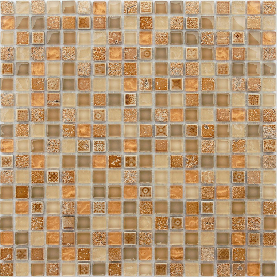 Мозаика из стекла камня металла Cozumel 15x15x8 LeeDo Мозаика из стекла камня металла Cozumel 15x15x8 LeeDo