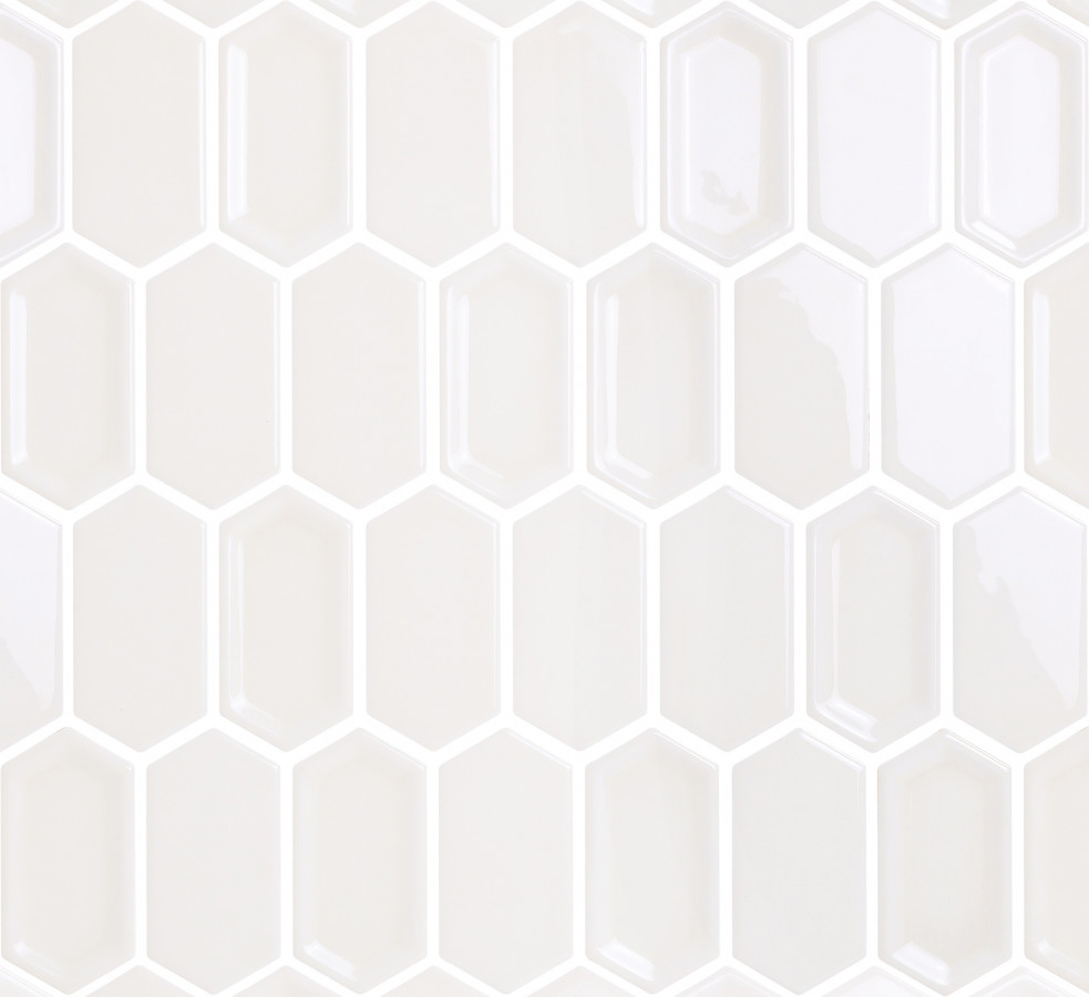 Мозаика керамическая Crayon White glos 38x76x8 LeeDo Мозаика керамическая Crayon White glos 38x76x8 LeeDo
