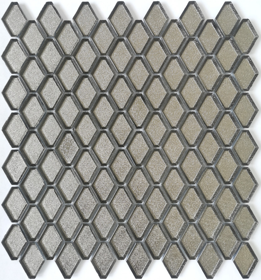 Мозаика стеклянная Diamanti d'argento 24x42x6 LeeDo Мозаика стеклянная Diamanti d'argento 24x42x6 LeeDo