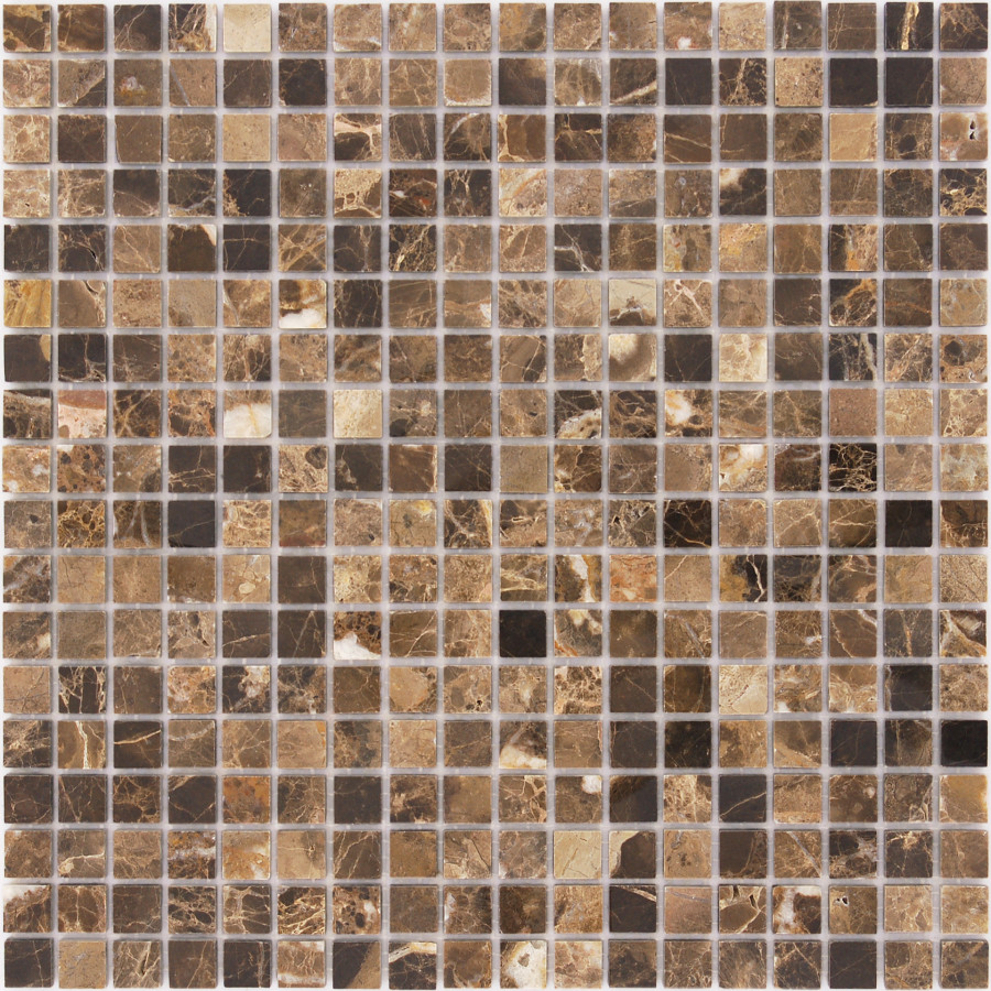 Мозаика из натурального камня Emperador Dark POL 15x15x4 LeeDo Мозаика из натурального камня Emperador Dark POL 15x15x4 LeeDo