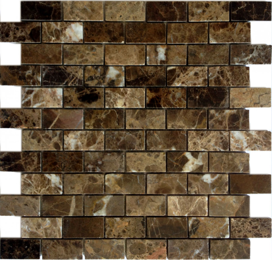 Мозаика из натурального камня Emperador Dark POL 23x48x7 LeeDo Мозаика из натурального камня Emperador Dark POL 23x48x7 LeeDo