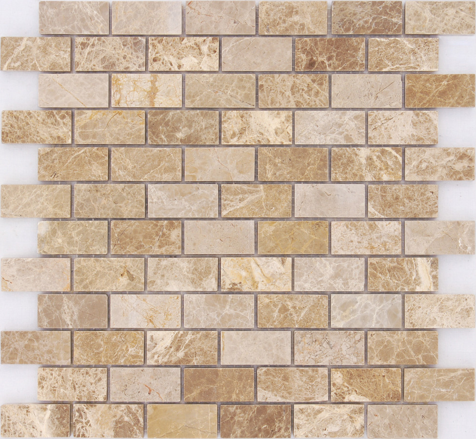 Мозаика из натурального камня Emperador Light POL 23x48x7 LeeDo Мозаика из натурального камня Emperador Light POL 23x48x7 LeeDo