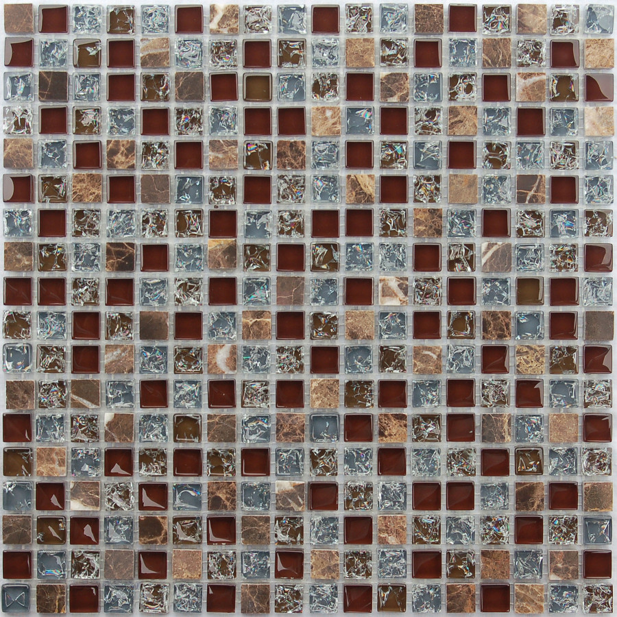 Мозаика из стекла камня металла Fiji 15x15x8 LeeDo Мозаика из стекла камня металла Fiji 15x15x8 LeeDo