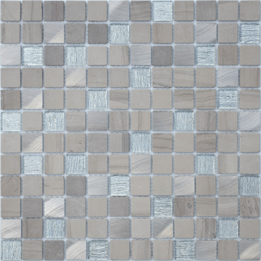 Мозаика из стекла камня металла Grey Velvet 23x23x4 LeeDo Мозаика из стекла камня металла Grey Velvet 23x23x4 LeeDo