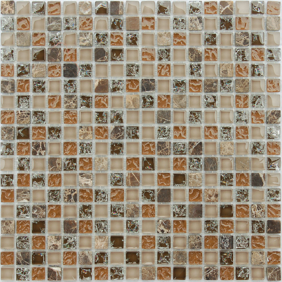 Мозаика из стекла камня металла Klondike 15x15x8 LeeDo Мозаика из стекла камня металла Klondike 15x15x8 LeeDo