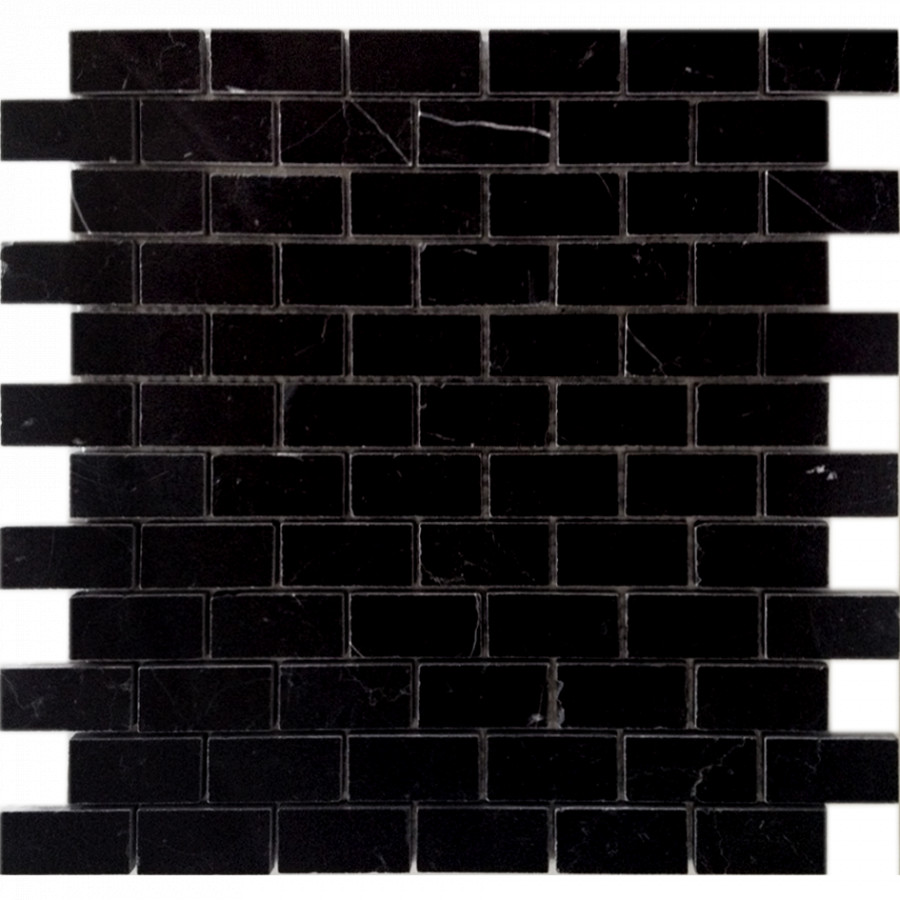 Мозаика из натурального камня Nero oriente POL 23x48x7 LeeDo Мозаика из натурального камня Nero oriente POL 23x48x7 LeeDo