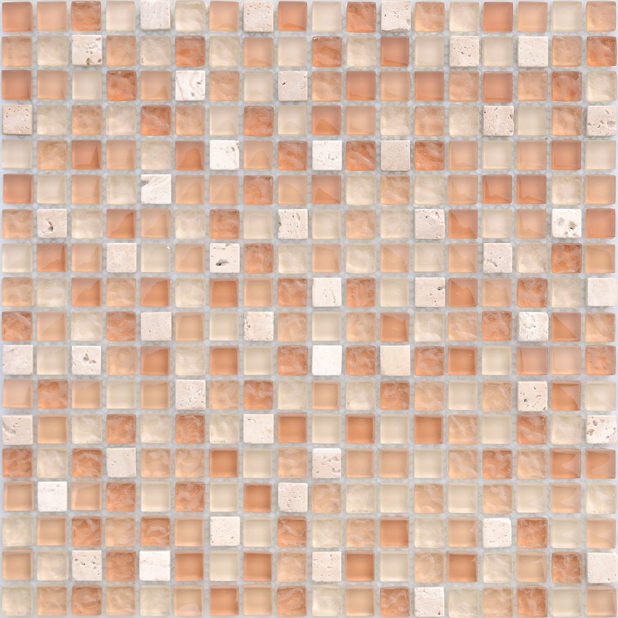 Мозаика из стекла камня металла Olbia 15x15x8 LeeDo Мозаика из стекла камня металла Olbia 15x15x8 LeeDo