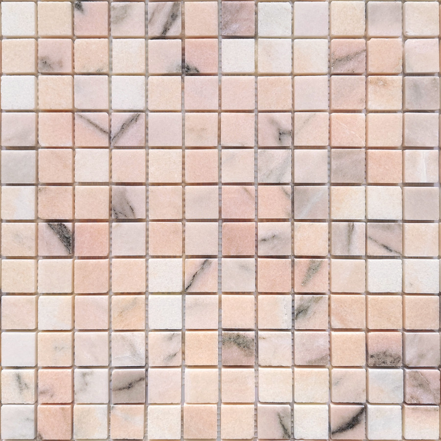 Мозаика из натурального камня Rosa Salmone POL 23x23x7 LeeDo Мозаика из натурального камня Rosa Salmone POL 23x23x7 LeeDo