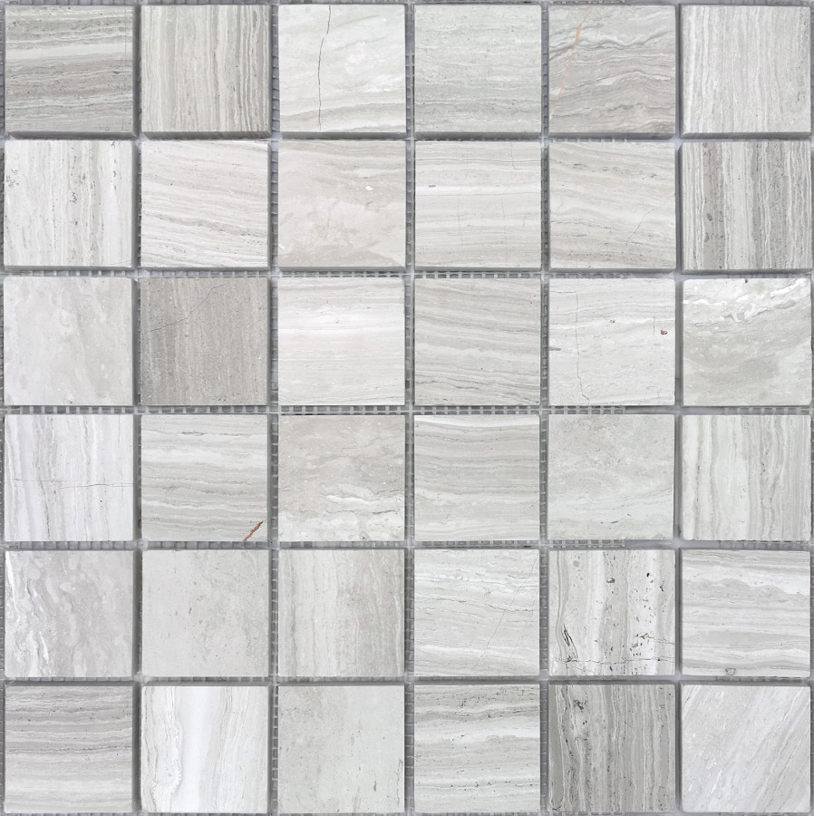 Мозаика из натурального камня Travertino Silver POL 48x48x7 LeeDo Мозаика из натурального камня Travertino Silver POL 48x48x7 LeeDo