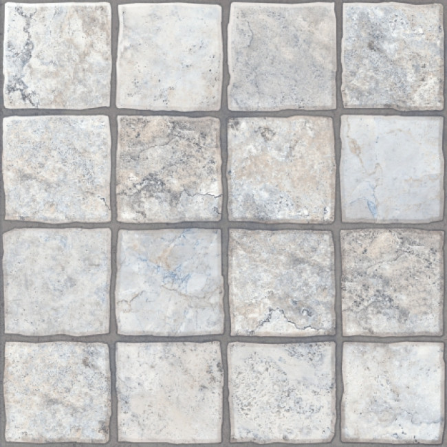 Керамогранит 40x40 Кастелло Карфаген 1 светло-серый матовая, структурированная Керамин Керамогранит 40x40 Кастелло Карфаген 1 светло-серый матовая, структурированная Керамин