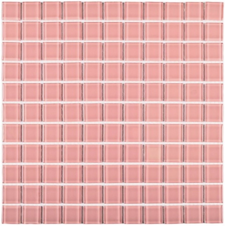 Мозаика 30x30 4мм Плитка декоративная стеклянная Pink glass/Розовое стекло 4*25*25 розовый Bonaparte Мозаика 30x30 4мм Плитка декоративная стеклянная Pink glass/Розовое стекло 4*25*25 розовый Bonaparte