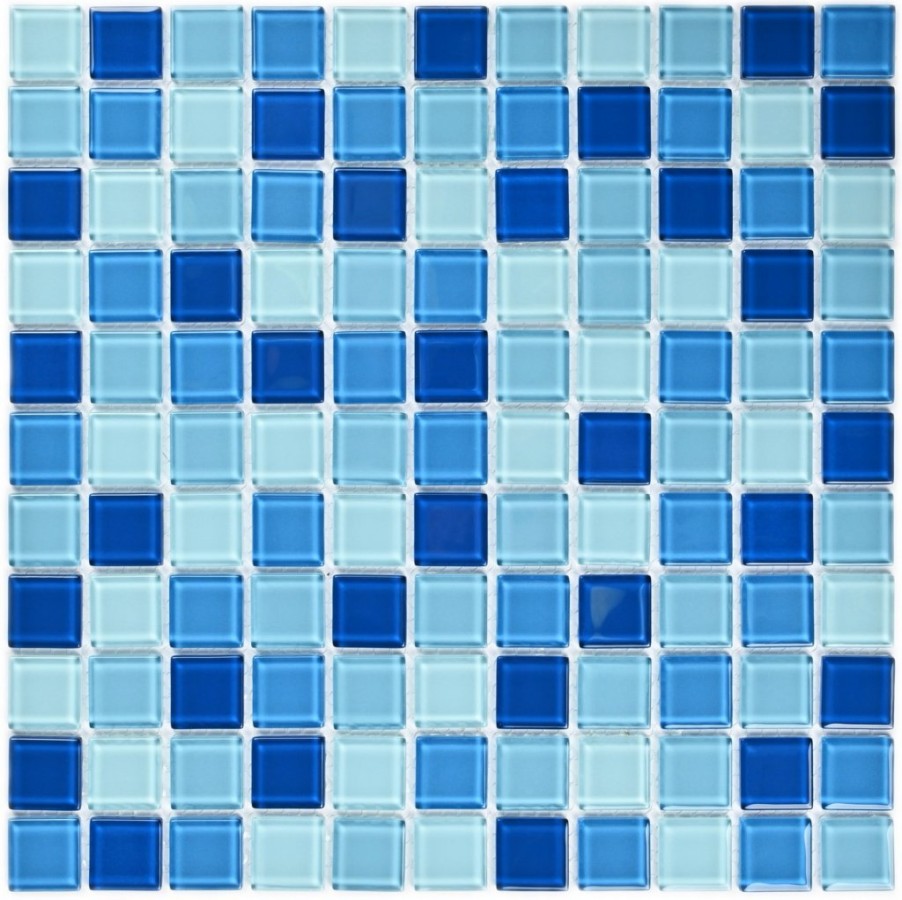 Мозаика 30x30 4мм Плитка декоративная стеклянная Navy blu/Тёмная синева 4*25*25 голубой Bonaparte Мозаика 30x30 4мм Плитка декоративная стеклянная Navy blu/Тёмная синева 4*25*25 голубой Bonaparte