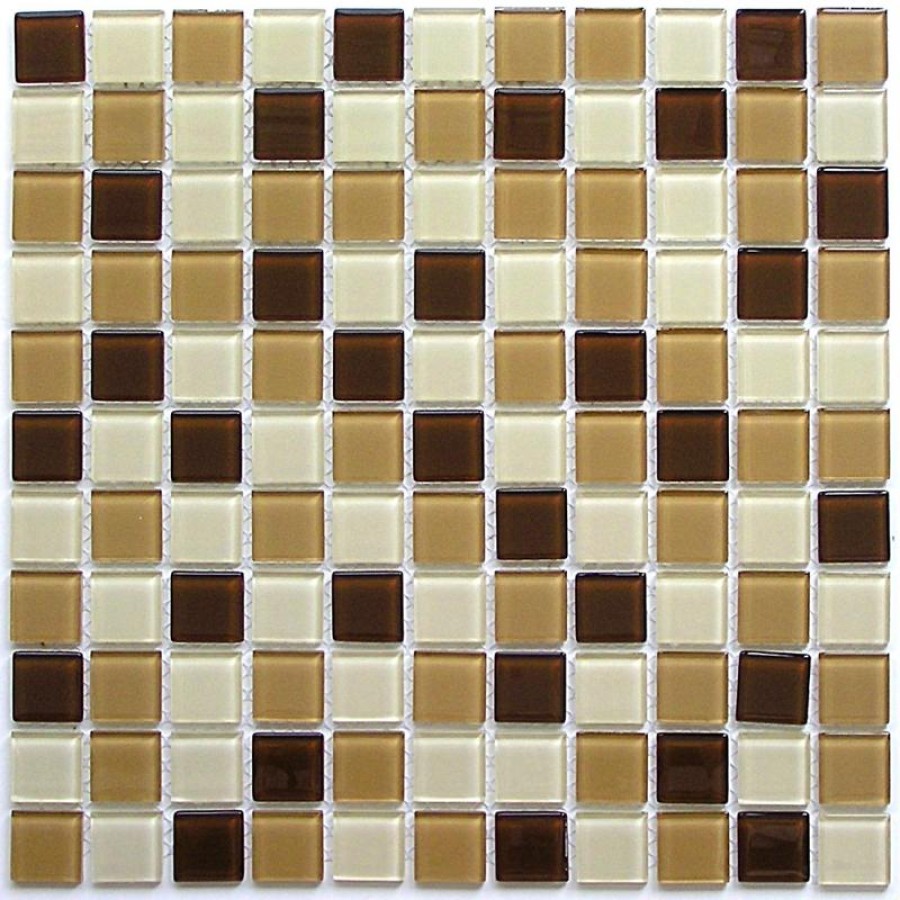 Мозаика 30x30 4мм Плитка декоративная стеклянная Latte mix/Латте микс 4*25*25 бежевый Bonaparte Мозаика 30x30 4мм Плитка декоративная стеклянная Latte mix/Латте микс 4*25*25 бежевый Bonaparte