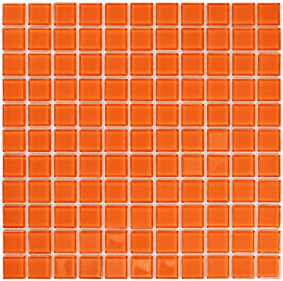 Мозаика 30x30 4мм Плитка декоративная стеклянная Orange glass/Оранжевое стекло 4*25*25 оранжевый Bonaparte Мозаика 30x30 4мм Плитка декоративная стеклянная Orange glass/Оранжевое стекло 4*25*25 оранжевый Bonaparte