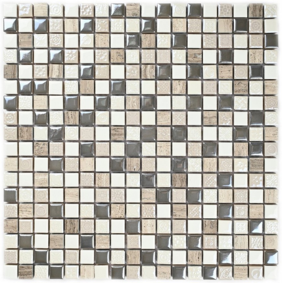 Мозаика 30x30 8мм Плитка декоративная керамическая Smoke/Дым 8*15*15 белый Bonaparte Мозаика 30x30 8мм Плитка декоративная керамическая Smoke/Дым 8*15*15 белый Bonaparte