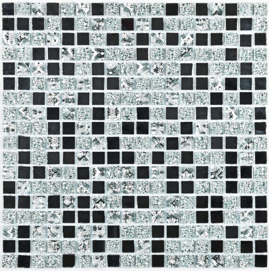 Плитка 30x30 4мм Плитка декоративная стеклянная Mirror/Зеркальный серебряный Bonaparte Плитка 30x30 4мм Плитка декоративная стеклянная Mirror/Зеркальный серебряный Bonaparte