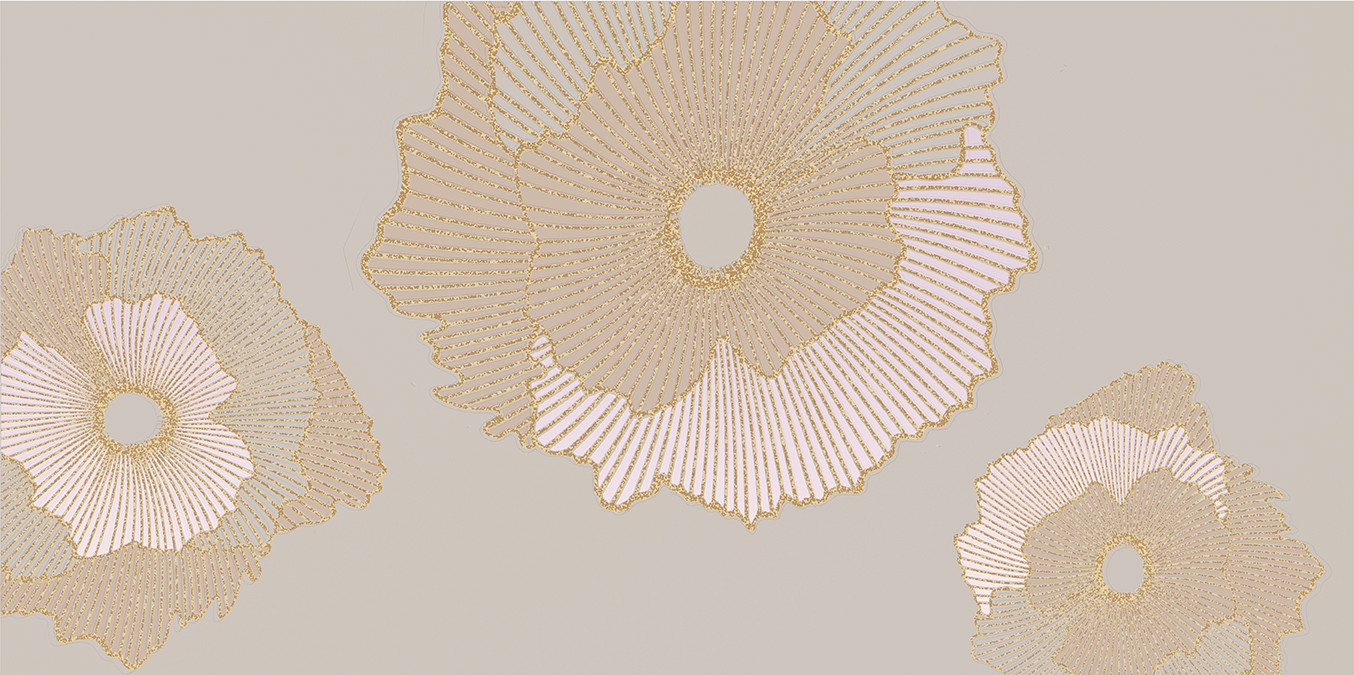 Панно 60x60 9мм 06-01-1-36-03-13-2434-0 Mono Golden flowers (компл. из 2 шт) глянцевая Creto Панно 60x60 9мм 06-01-1-36-03-13-2434-0 Mono Golden flowers (компл. из 2 шт) глянцевая Creto